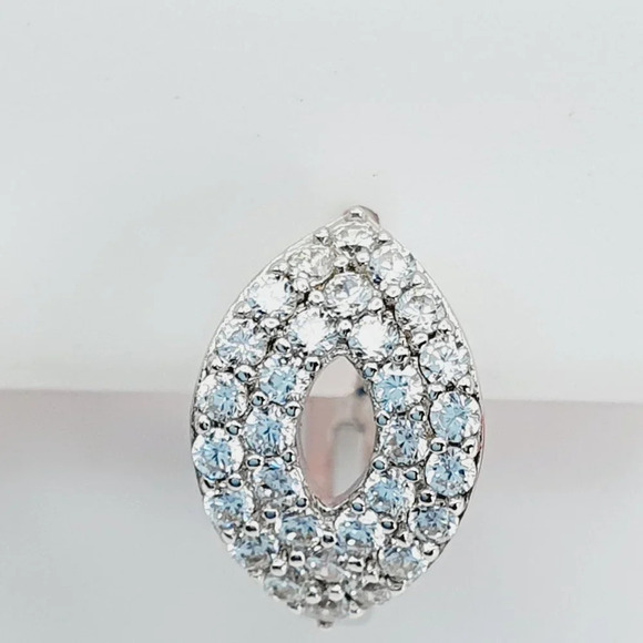 "925 Sterling Silver Cubic Zirconia Earrings, U19254656 - Picture 6 of 11